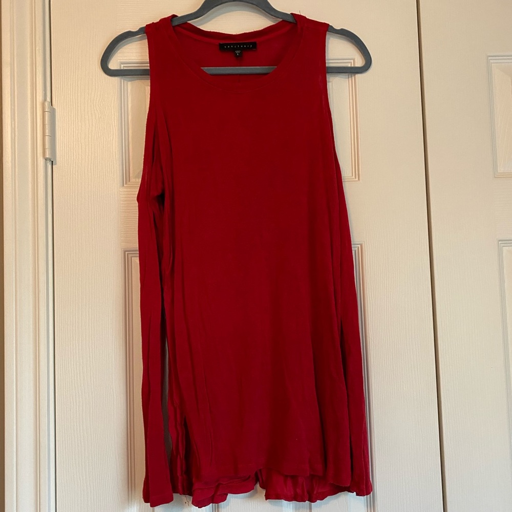 Sanctuary Cold Shoulder Knit Top